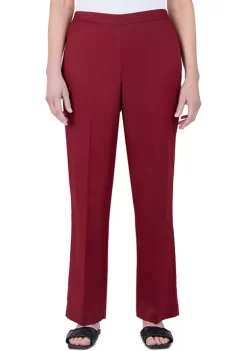 Best Sale 💯 Alfred Dunner Petite Classic Fit Twill Pants ⭐ -Alfred Dunner Sales Belk 961