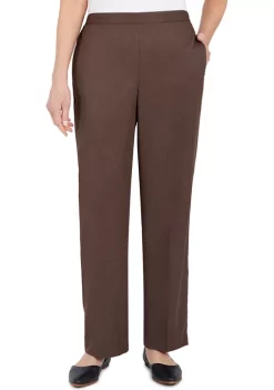 Best deal 🎁 Alfred Dunner 👩 Women's Microfiber Pants 🛒 -Alfred Dunner Sales Belk 965