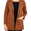 Top 10 ⌛ Alfred Dunner Petite Madacascar Faux Suede Jacket with Patch Pockets ✔️ -Alfred Dunner Sales Belk 979