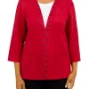 Best reviews of ✔️ Alfred Dunner 👩 Women's Empire State Suede 3/4 Sleeve Jacket ⌛